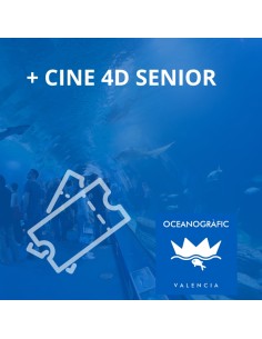 Entrada Oceanogràfic + Cine 4D Senior
