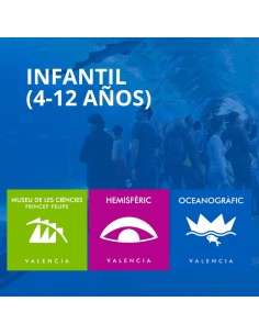 Entrada Oceanogràfic + Museu de les Ciències + Hemisfèric...