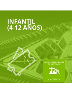Entrada de Museu de les Ciències Infantil (4 - 12 años)