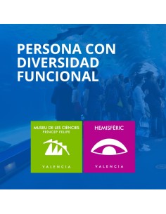 Entrada Museu de les Ciències + Hemisfèric persona con...