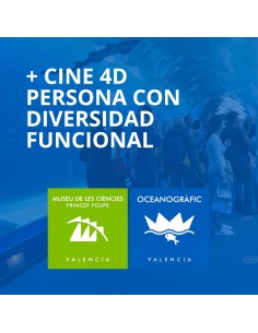 Entrada Oceanogràfic + Cine 4D + Museu de Ciències...